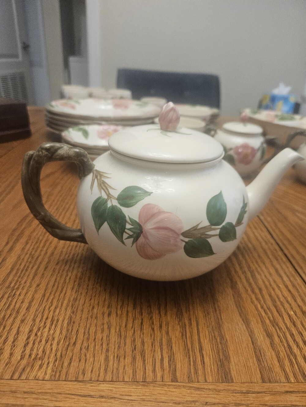 Desert Rose Teapot Franciscan